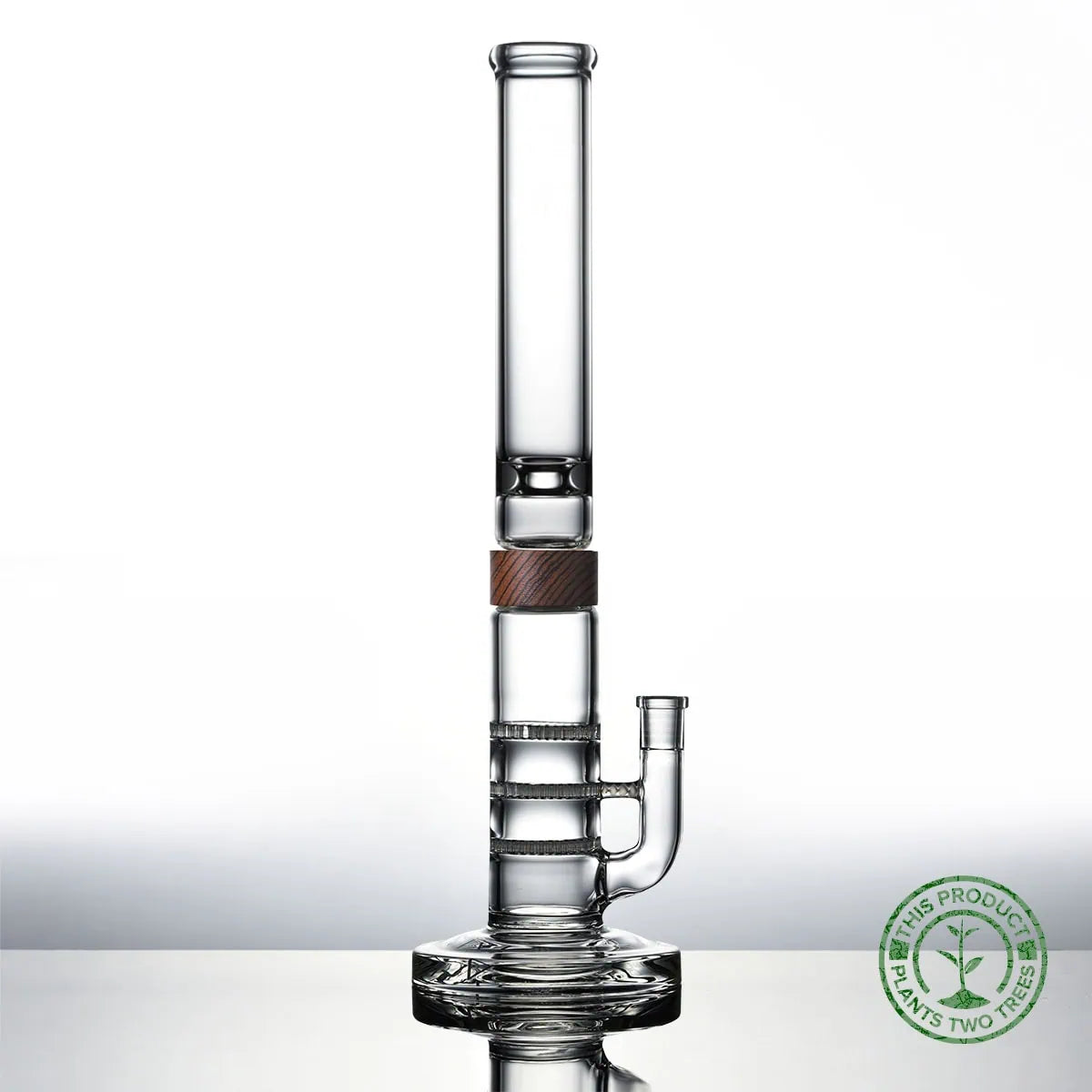 18 inch Triple Honey Comb THC bong zebrawood Vitae Glass.