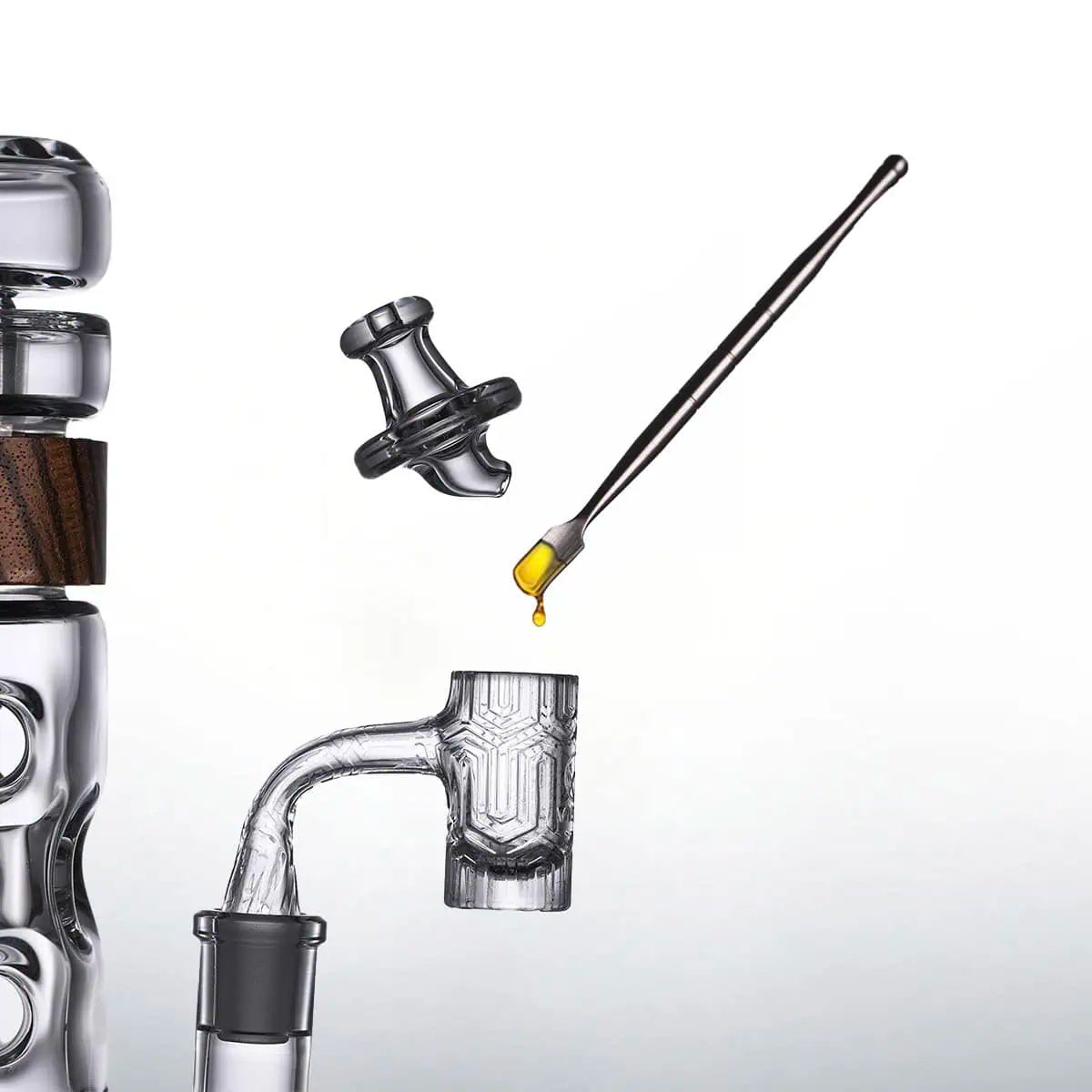 Dab banger set close up.
