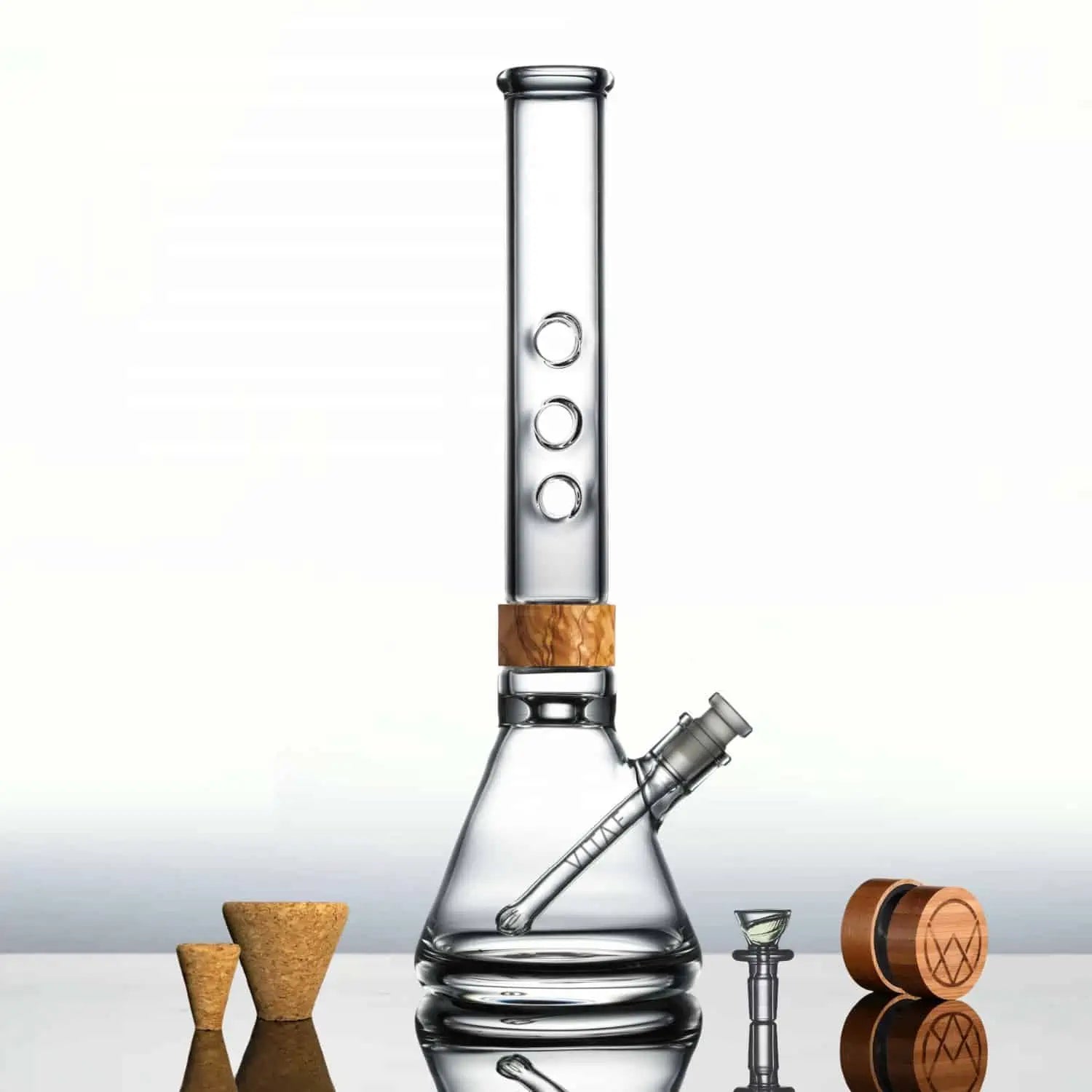 16&quot; Classic Trio Bong - VITAE Glass