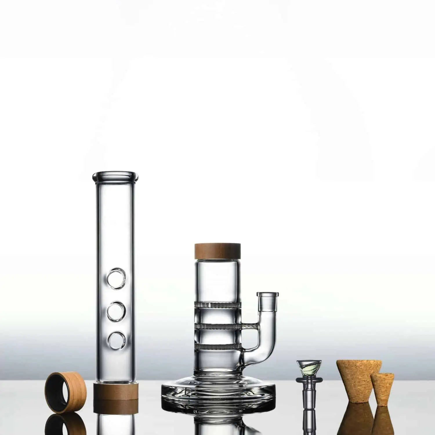 16&quot; Tri-Trio Bong - VITAE Glass