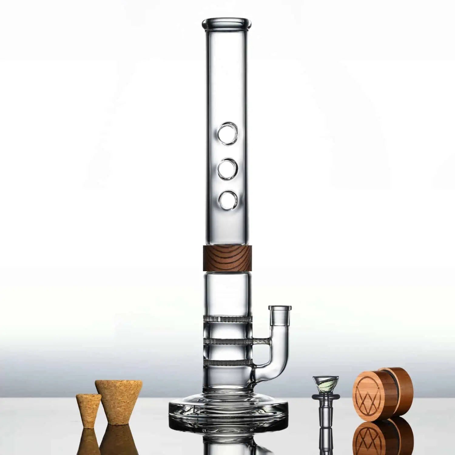 16&quot; Tri-Trio Bong - VITAE Glass