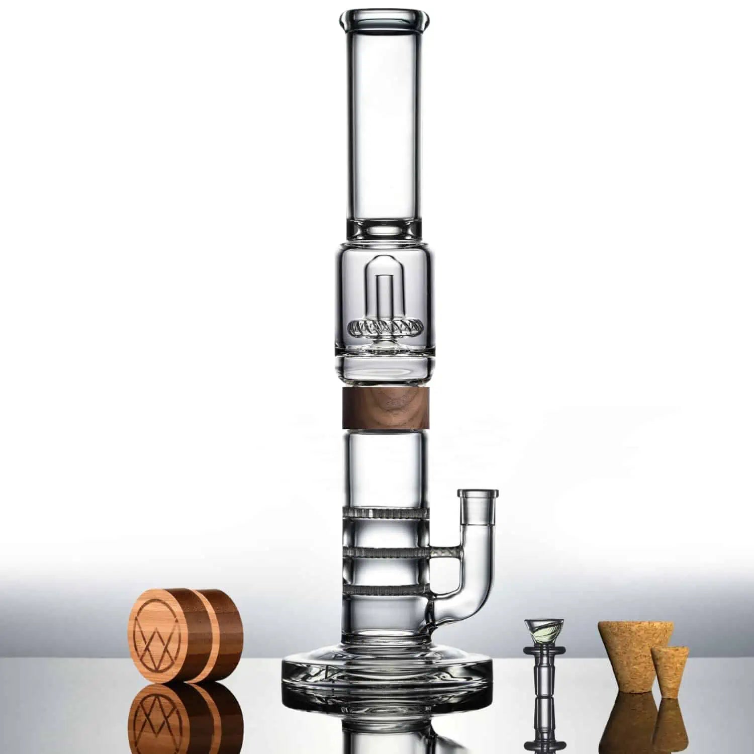 16&quot; Tri-UFO Bong - VITAE Glass