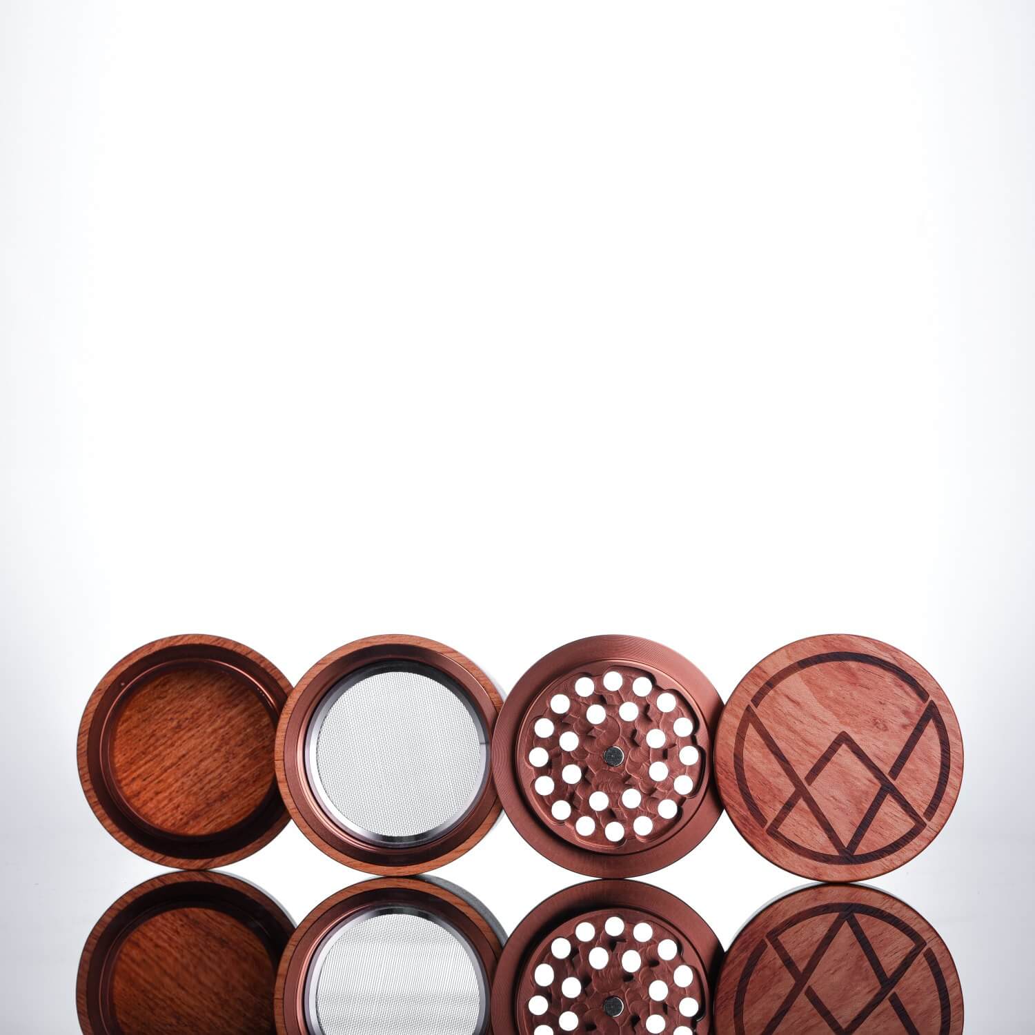4 Piece Rosewood Weed Grinder